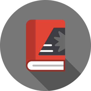 kitap ve bilgi ikonu vektör illüstrasyonu