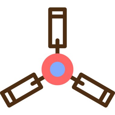 uydu web simge vektör çizim