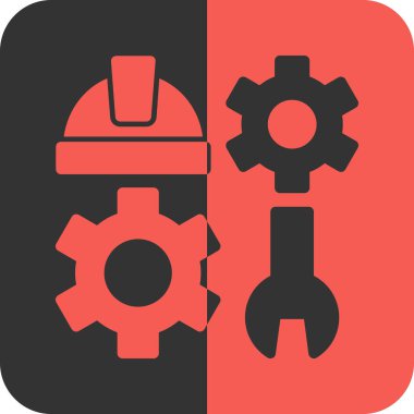 dişli simgesi, vektör illüstrasyon tasarımı