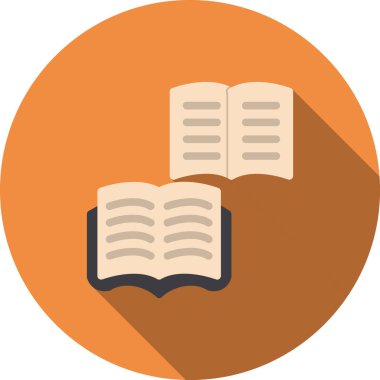 kitap simgesi vektör illüstrasyonu