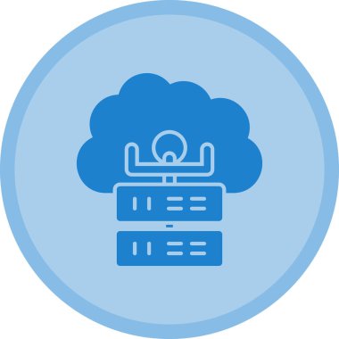 bulut depolama ikonu vektör illüstrasyon tasarımı