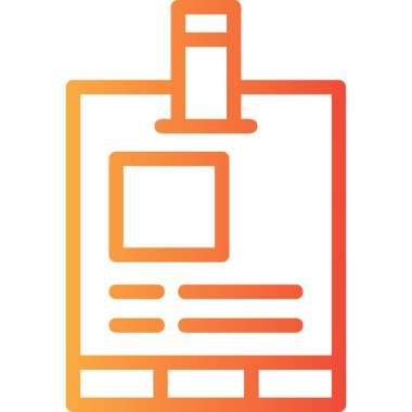 Belge. Web simgesi basit illüstrasyon