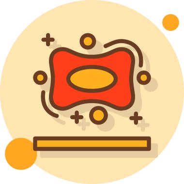 Sıcak kahve ikonu doldurulmuş - taslak biçiminde