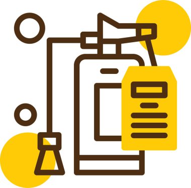 Belge. Web simgesi basit illüstrasyon