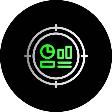 seo modern simgesinin vektör illüstrasyonu