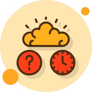 Alarm saati simgesi doldurulmuş ana hatlar biçiminde