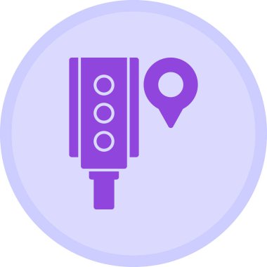 konum. Web simgesi basit illüstrasyon