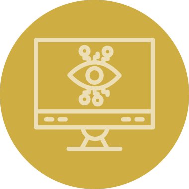 Modern simgenin vektör illüstrasyonu