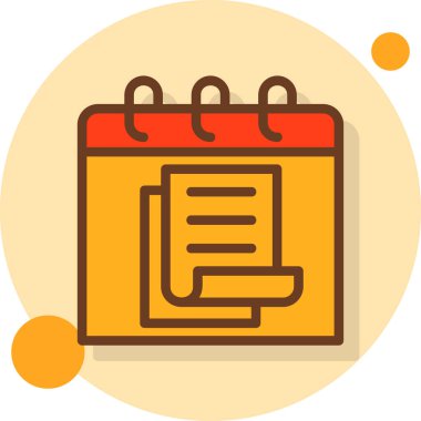 Belge. Web simgesi basit illüstrasyon