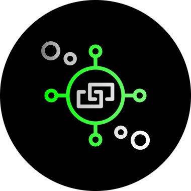 seo modern simgesinin vektör illüstrasyonu