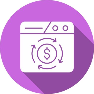 Modern simgenin vektör illüstrasyonu