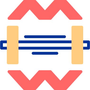 Zindelik. Web simgesi basit illüstrasyon