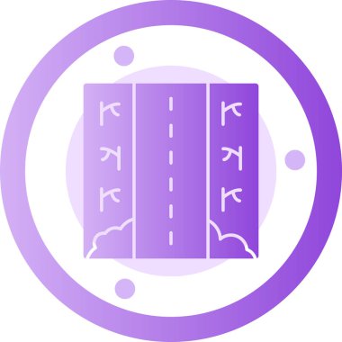 yol işareti vektör simgesi