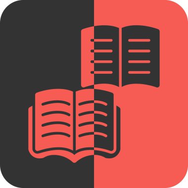 kitap simgesi, vektör illüstrasyon tasarımı