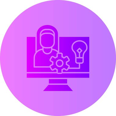 Modern eğitim ikonunun vektör illüstrasyonu