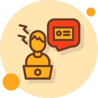 iş yönetimi simgesi modada izole edilmiş arkaplan