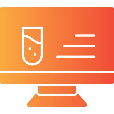 İç bakalım. Web simgesi basit illüstrasyon