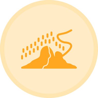 Modern çiftlik simgesinin vektör illüstrasyonu