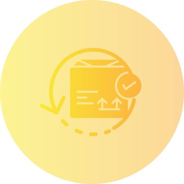 ok simgesi vektör illüstrasyonu