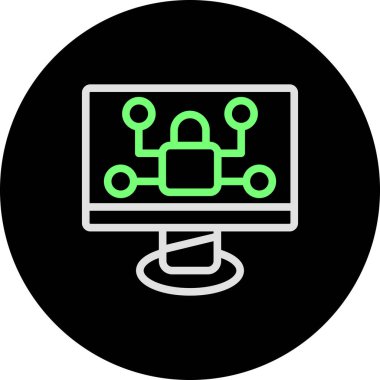 Ağ web simge vektör çizim