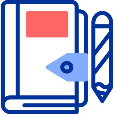 kalem simgesi vektör illüstrasyonu