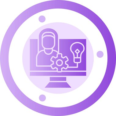 ampul simgesi vektör illüstrasyonu