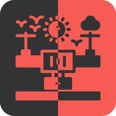 Modern b 'nin vektör illüstrasyonu eksik simgesi