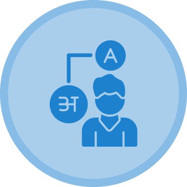 Modern simgenin vektör illüstrasyonu