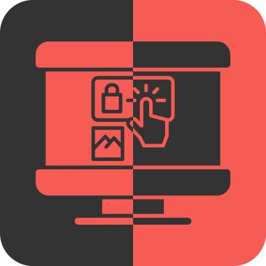 seo modern simgesinin vektör illüstrasyonu