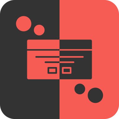 tarayıcı web simgesi, basit vektör illüstrasyonu