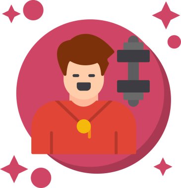 Çekiç ve çekiçli adam.