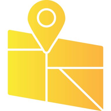 harita simgesi vektör işareti