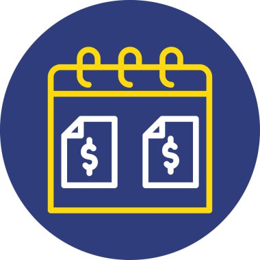 Dolar. Web simgesi basit tasarım