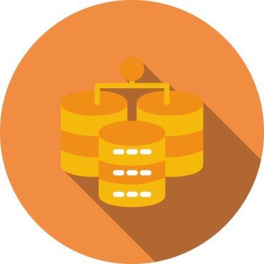 veritabanı. düz dizayn.