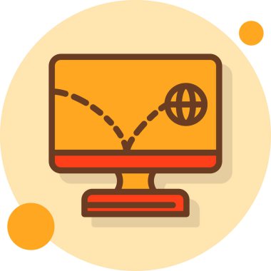 ekran vektör simgesini izle