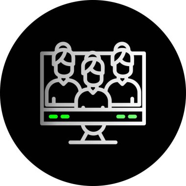 insanlar simge vektör illüstrasyonu