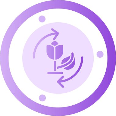 çiçek simgesi vektör illüstrasyonu