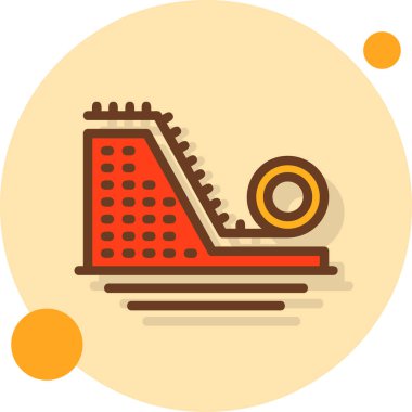 Fabrika. Web simgesi basit illüstrasyon