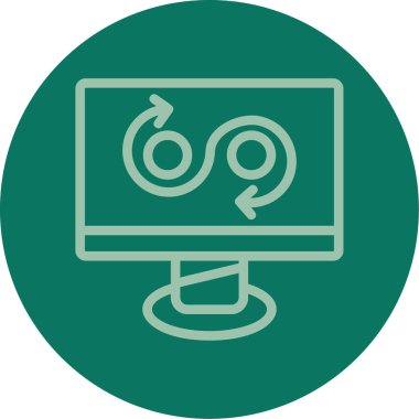 seo modern simgesinin vektör illüstrasyonu