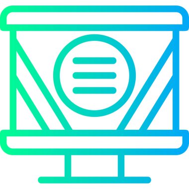 Veri. Web simgesi basit tasarım