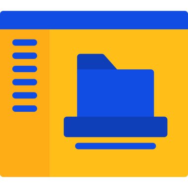 dosya dizin vektör simgesi