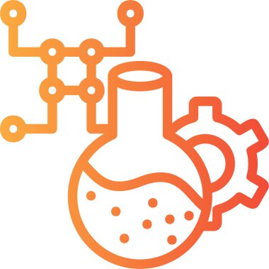 Kimyasal testin bir simgesinin vektör çizimi