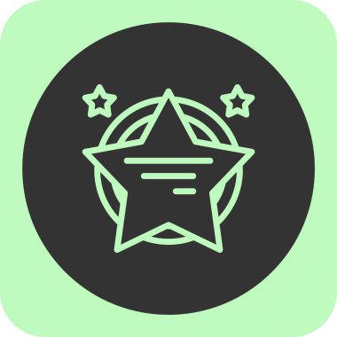 star icon isolated on abstract background