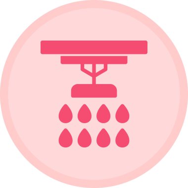 duş ikonu vektör illüstrasyonu