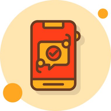 Arama telefon simgesi tam taslak biçimi