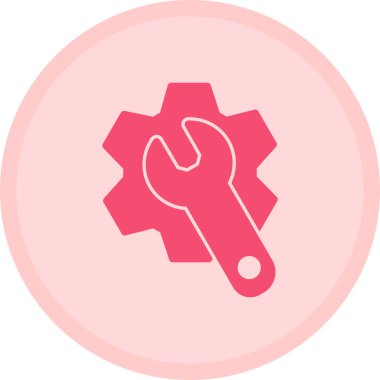 İngiliz anahtarı. Web simgesi basit illüstrasyon