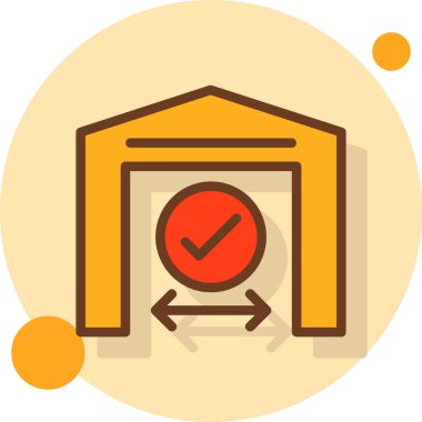 Rozet & saati için iş yönetimi dairesi simgesi