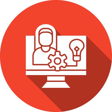 seo modern simgesinin vektör illüstrasyonu