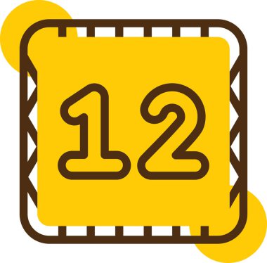 Takvim simgesi vektör illüstrasyonu