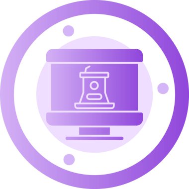 seo modern simgesinin vektör illüstrasyonu